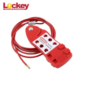 Efnahags vír Öryggi Fish-Shaped Cable Lockout